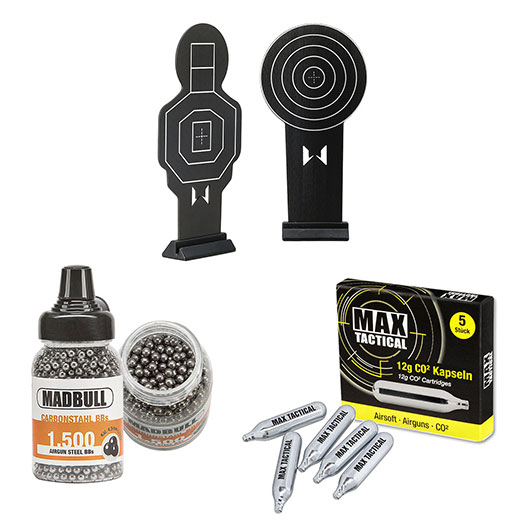 Marlin CO2 Revolver Kal. 4,5 mm BB Komplettset mit 1500 Stahlkugeln, 5 CO2 Kapseln und Zielscheibe Bild 8