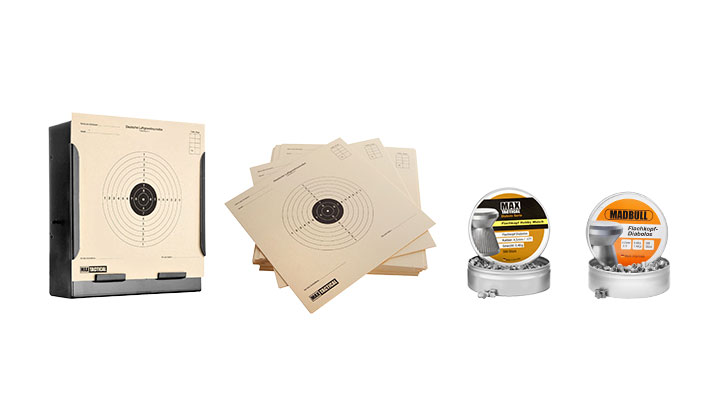 Diana Twenty-One Luftgewehr 4,5 mm Diabolo Set mit Zielfernrohr Kugelfangkasten und Diabolos Bild 10