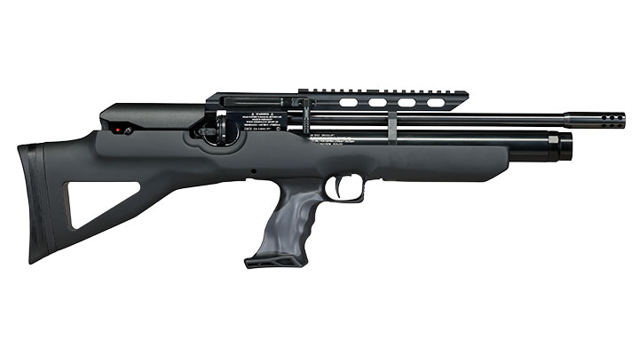 Weihrauch HW 100 X-BP Bullpup Pressluftgewehr PCP 14-Schuss Kal. 4,5mm Diabolo schwarz inkl. 2 Magazine Bild 4