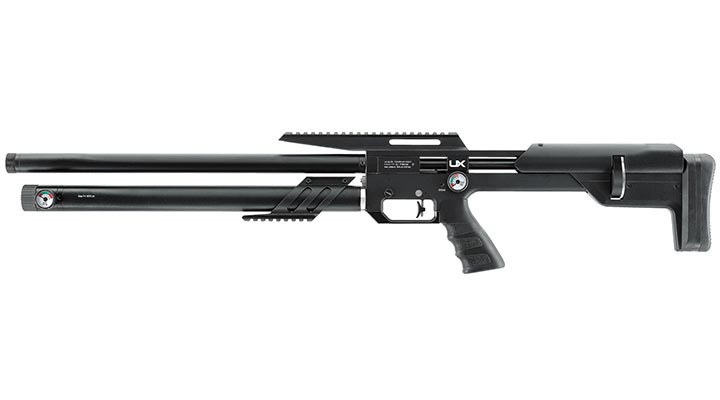 UX Zelos Bullpup Pressluftgewehr PCP 24-Schuss Kal. 4,5 mm Diabolo schwarz inkl. 2 Magazine