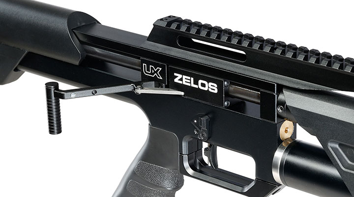 UX Zelos Bullpup Pressluftgewehr PCP 24-Schuss Kal. 4,5 mm Diabolo schwarz inkl. 2 Magazine Bild 11