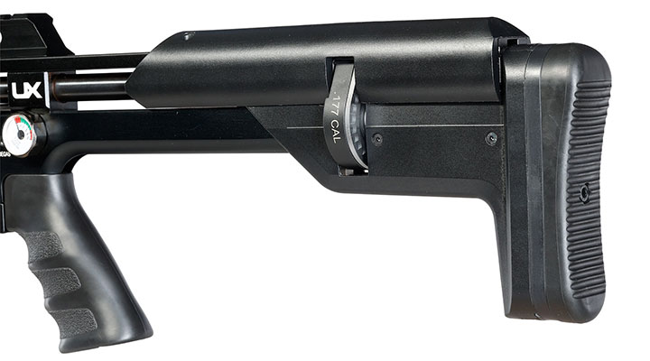 UX Zelos Bullpup Pressluftgewehr PCP 24-Schuss Kal. 4,5 mm Diabolo schwarz inkl. 2 Magazine Bild 8