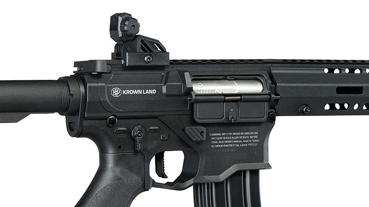 KLI Venator MK2 ST Sportline S-AEG Luftgewehr Polymer Kal. 4,5mm Stahl-BB schwarz Bild 9