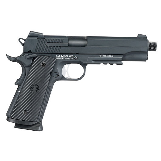 Sig Sauer 1911 TacOps CO2 Luftpistole Kal. 4,5 mm BB Blowback Vollmetall schwarz Bild 5