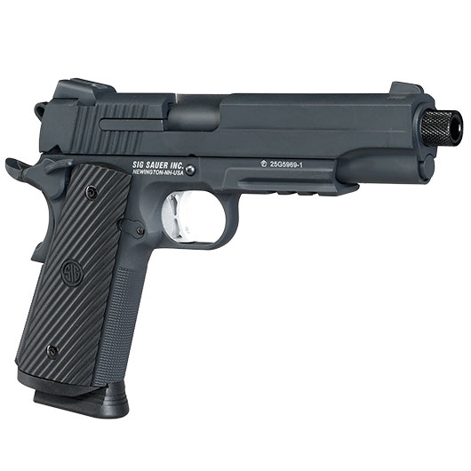 Sig Sauer 1911 TacOps CO2 Luftpistole Kal. 4,5 mm BB Blowback Vollmetall schwarz Bild 9