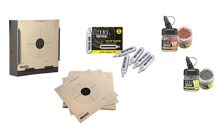 Crosman SBR CO2 Luftgewehr 4,5 mm BB Blowback Sofort Start Set inkl. Kugelfangkasten, Zielscheiben, CO2 & 3000 Stahl BBs Bild 11