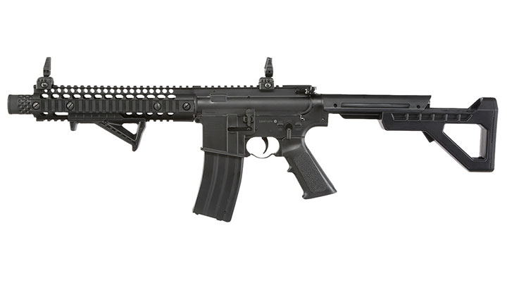 Crosman SBR CO2 Luftgewehr 4,5 mm BB Blowback Sofort Start Set inkl. Kugelfangkasten, Zielscheiben, CO2 & 3000 Stahl BBs Bild 9