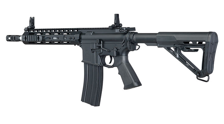 APS M4 10 Zoll M-LOK Spyder ASR-Series S-EAG Luftgewehr Vollmetall Kal. 4,5mm Stahl-BB schwarz Bild 2