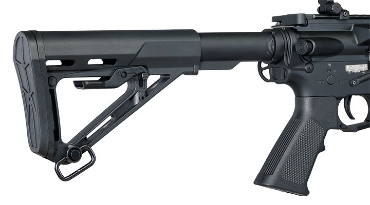 APS M4 10 Zoll M-LOK Spyder ASR-Series S-EAG Luftgewehr Vollmetall Kal. 4,5mm Stahl-BB schwarz Bild 8