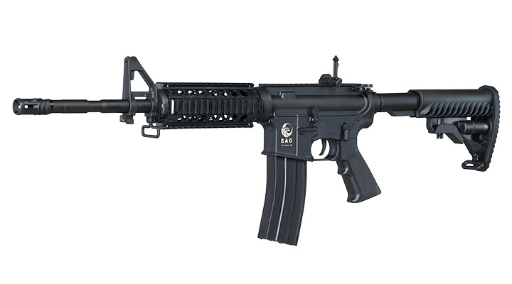 APS M4A1 RIS Carbine Kompetitor-Series S-EAG Luftgewehr Polymer Kal. 4,5mm Stahl-BB schwarz Bild 1