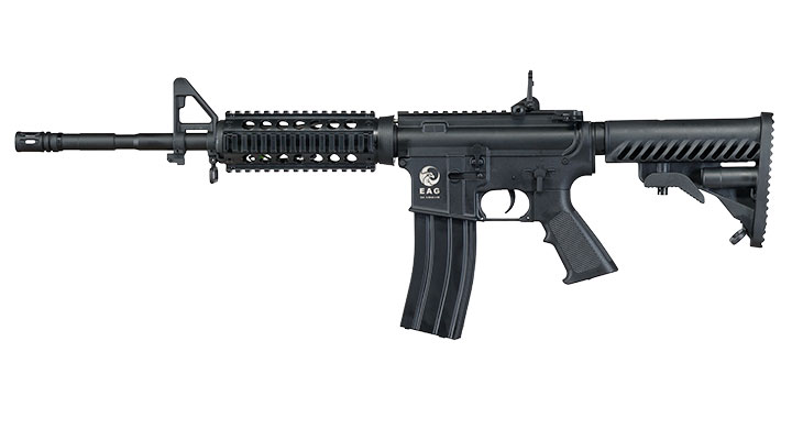 APS M4A1 RIS Carbine Kompetitor-Series S-EAG Luftgewehr Polymer Kal. 4,5mm Stahl-BB schwarz Bild 10