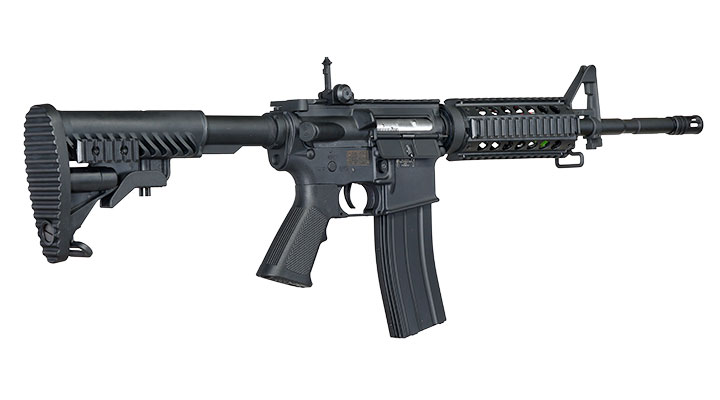 APS M4A1 RIS Carbine Kompetitor-Series S-EAG Luftgewehr Polymer Kal. 4,5mm Stahl-BB schwarz Bild 11