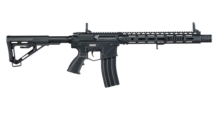 APS M4 Phantom Extremis Rifle MK11 PER-Series S-EAG Luftgewehr Vollmetall Kal. 4,5mm Stahl-BB schwarz Bild 3
