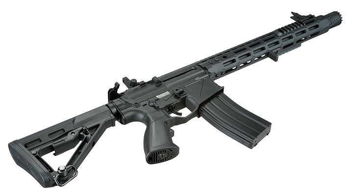 APS M4 Phantom Extremis Rifle MK11 PER-Series S-EAG Luftgewehr Vollmetall Kal. 4,5mm Stahl-BB schwarz Bild 6