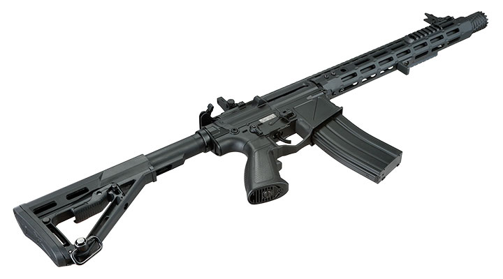 APS M4 Phantom Extremis Rifle MK11 PER-Series S-EAG Luftgewehr Vollmetall Kal. 4,5mm Stahl-BB schwarz Bild 7