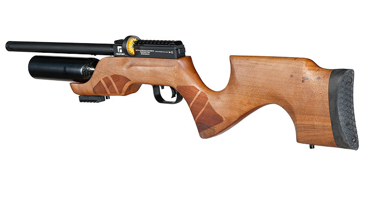 Reximex Lyra-K Pressluftgewehr PCP Kal. 4,5 mm Diabolo Walnussholz inkl. 2 x 14-Schuss Magazin & Einzelschussadapter Bild 2