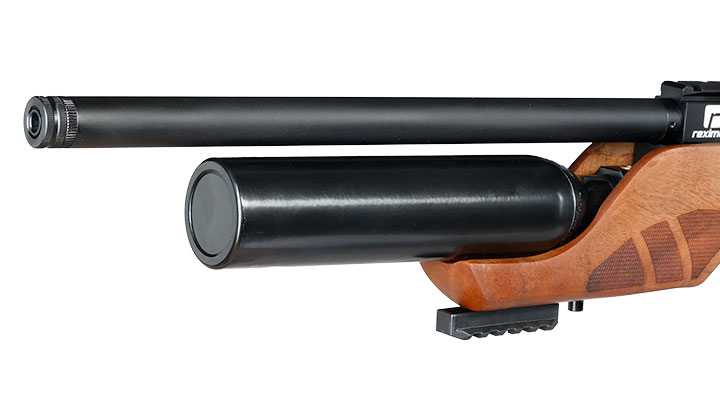 Reximex Lyra-K Pressluftgewehr PCP Kal. 4,5 mm Diabolo Walnussholz inkl. 2 x 14-Schuss Magazin & Einzelschussadapter Bild 5