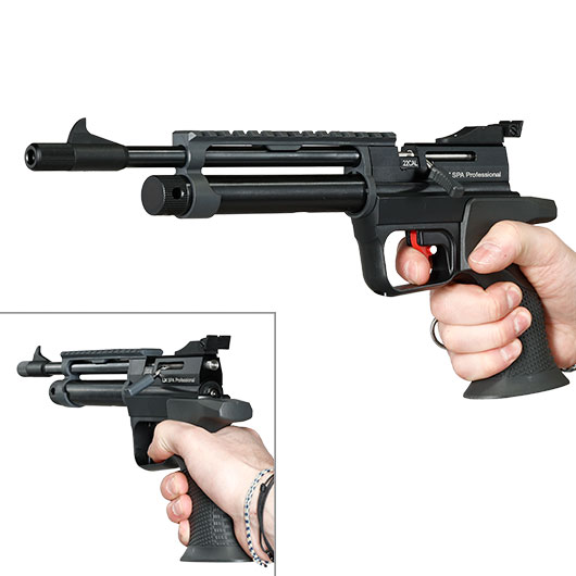 UX SPA Professional CO2 Luftpistole Kal. 5,5 mm Diabolo schwarz Bild 10