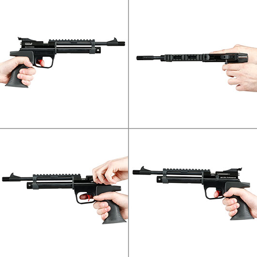 UX SPA Professional CO2 Luftpistole Kal. 5,5 mm Diabolo schwarz Bild 8