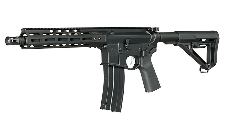 APS / EMG Noveske M4 10.5 Zoll Chainsaw S-EAG Luftgewehr Vollmetall Kal. 4,5mm Stahl-BB schwarz Bild 1