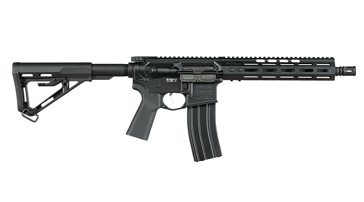 APS / EMG Noveske M4 10.5 Zoll Chainsaw S-EAG Luftgewehr Vollmetall Kal. 4,5mm Stahl-BB schwarz Bild 3