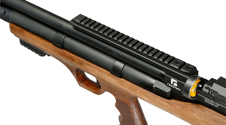 Reximex Lyra-BP Bullpup Pressluftgewehr PCP Kal. 4,5 mm Diabolo Walnussholz inkl. 2 x 14-Schuss Magazin Bild 3