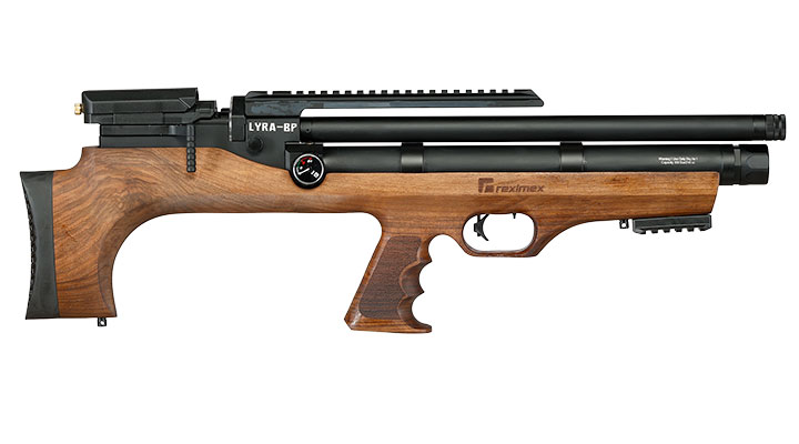 Reximex Lyra-BP Bullpup Pressluftgewehr PCP Kal. 4,5 mm Diabolo Walnussholz inkl. 2 x 14-Schuss Magazin Bild 4