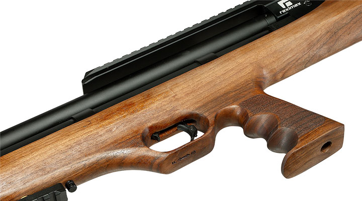 Reximex Lyra-BP Bullpup Pressluftgewehr PCP Kal. 4,5 mm Diabolo Walnussholz inkl. 2 x 14-Schuss Magazin Bild 7