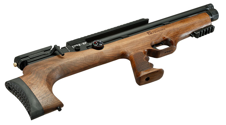 Reximex Lyra-BP Bullpup Pressluftgewehr PCP Kal. 4,5 mm Diabolo Walnussholz inkl. 2 x 14-Schuss Magazin Bild 9