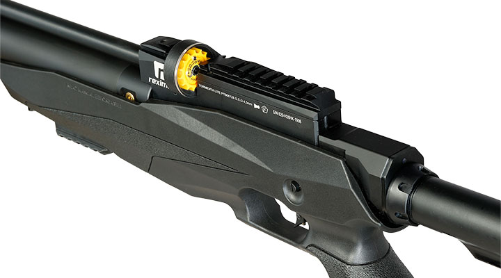Reximex Tormenta Lite Pressluftgewehr PCP Kal. 4,5 mm Diabolo schwarz inkl. 2 x 14-Schuss Magazin Bild 3