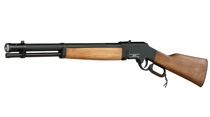 Reximex Lieva Unterhebel Pressluftgewehr PCP Kal. 4,5 mm Diabolo Nussholz inkl. 2 x 14-Schuss Magazin Bild 1