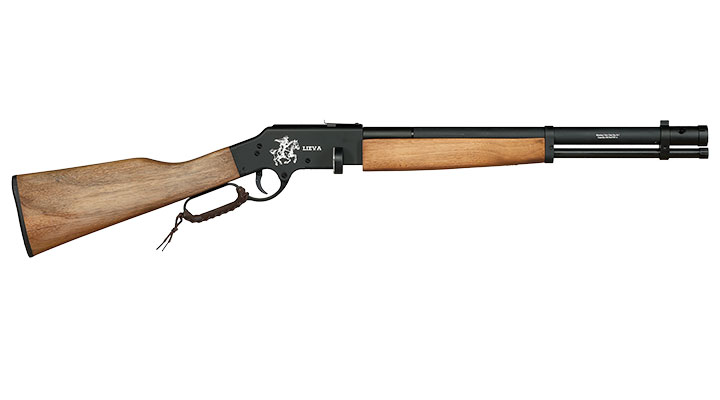 Reximex Lieva Unterhebel Pressluftgewehr PCP Kal. 4,5 mm Diabolo Nussholz inkl. 2 x 14-Schuss Magazin Bild 4