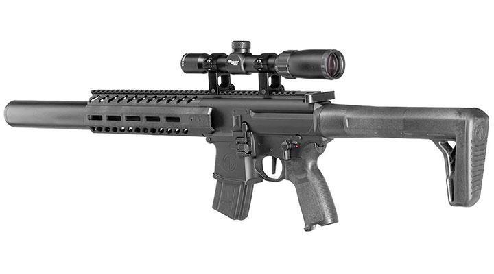 Set Sig Sauer MCX Gen.2 CO2 Luftgewehr Kal. 4,5 mm mit Zielfernrohr & 1000 Diabolos Bild 8
