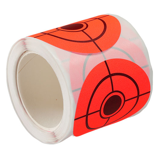 First Strike Papier Zielscheiben Sticker selbstklebend 40 mm Durchmesser 100 St�ck orange Bild 2