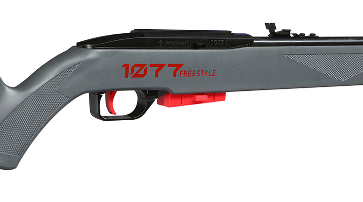 Crosman 1077 Freestyle 4,5 mm CO2 Luftgewehr Set mit Kugelfang, Zielscheiben und Diabolos Bild 2