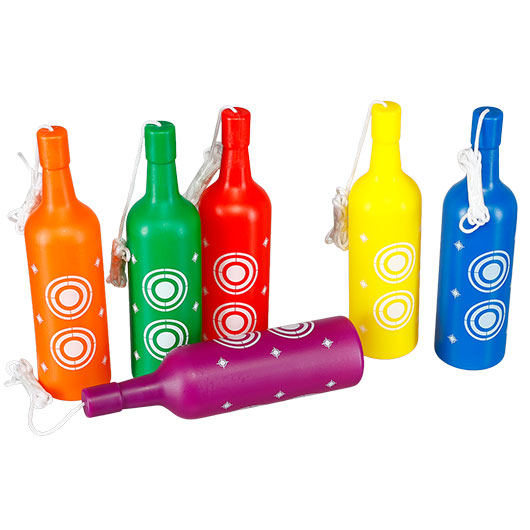 Borner Shooting Bottles farbiges Zielflaschen Set 6 St�ck - Schie�ziele f�r Luftdruck / Airsoft Bild 10