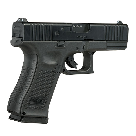 Glock 19 Gen5 CO2 Luftpistole Kal. 4,5mm BB Metallschlitten Non-Blowback schwarz Bild 5
