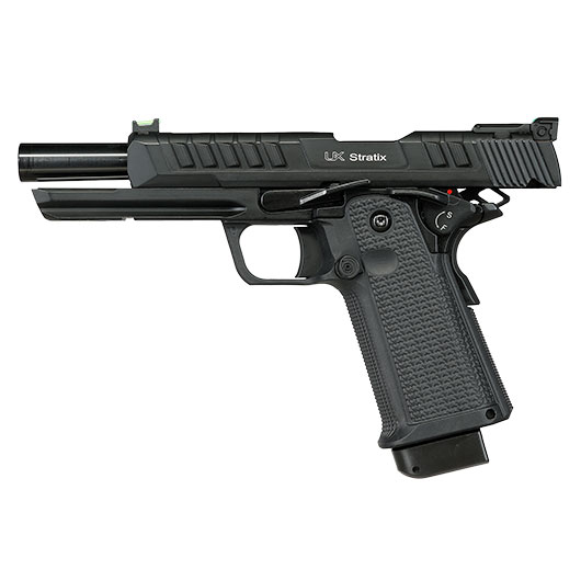 UX Stratix CO2 Luftpistole Kal. 4,5mm BB Vollmetall Blowback schwarz Bild 4