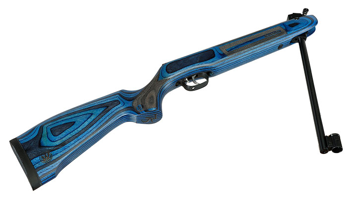 Weihrauch HW 50 S Knicklauf Luftgewehr Kal. 4,5 mm Diabolo Schichtholzschaft grau-blau - limitierte 75 Jahre Sonderedition Bild 10