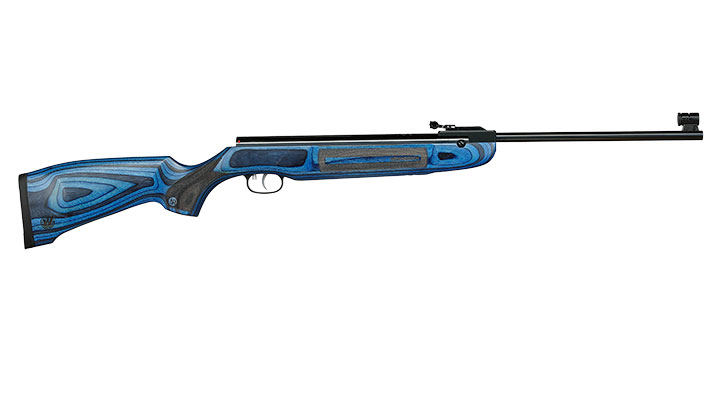 Weihrauch HW 50 S Knicklauf Luftgewehr Kal. 4,5 mm Diabolo Schichtholzschaft grau-blau - limitierte 75 Jahre Sonderedition Bild 5