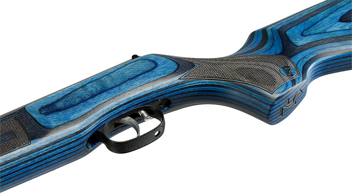 Weihrauch HW 50 S Knicklauf Luftgewehr Kal. 4,5 mm Diabolo Schichtholzschaft grau-blau - limitierte 75 Jahre Sonderedition Bild 7