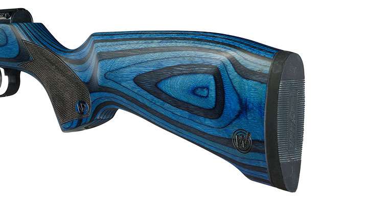 Weihrauch HW 50 S Knicklauf Luftgewehr Kal. 4,5 mm Diabolo Schichtholzschaft grau-blau - limitierte 75 Jahre Sonderedition Bild 9