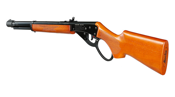 Marlin Lever Action Unterhebelspanner Luftgewehr Kal. 4,5 mm BB schwarz / braun - Echtholz-Version Bild 2