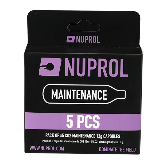 Nuprol CO2 Wartungskapseln mit Silikon 5 St�ck je 12g Bild 5