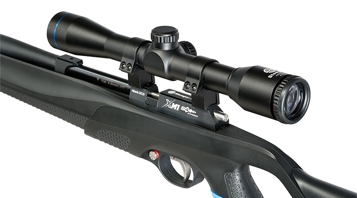 Stoeger XM1 S4 Combo Pressluftgewehr PCP Kal. 4,5 mm Diabolo schwarz inkl. Schalld�mpfer u. 4x32 Zielfernrohr Bild 3