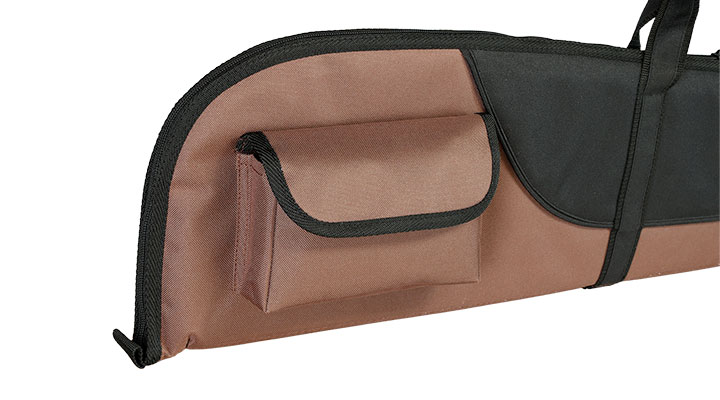Stoeger Soft Gewehr-Futteral SAG 120 gepolstert mit Zusatztasche f�r 117cm Gewehre braun / schwarz Bild 8