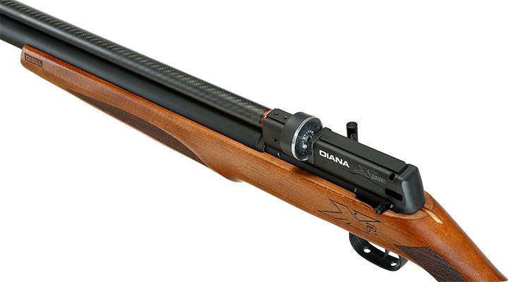 Diana XR210 Premium Pressluftgewehr PCP Kal. 4,5 mm Diabolo Holzschaft inkl. 14-Schuss Magazin Bild 3