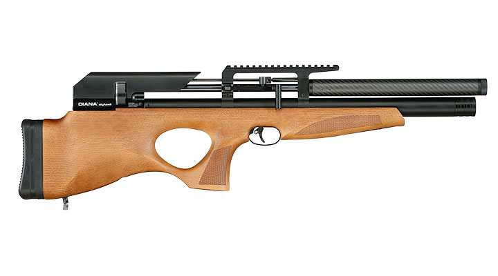 Diana Skyhawk Gen. 2 Pressluftgewehr PCP Kal. 4,5 mm Diabolo Holzschaft inkl. 2 x 11-Schuss Magazin Bild 4
