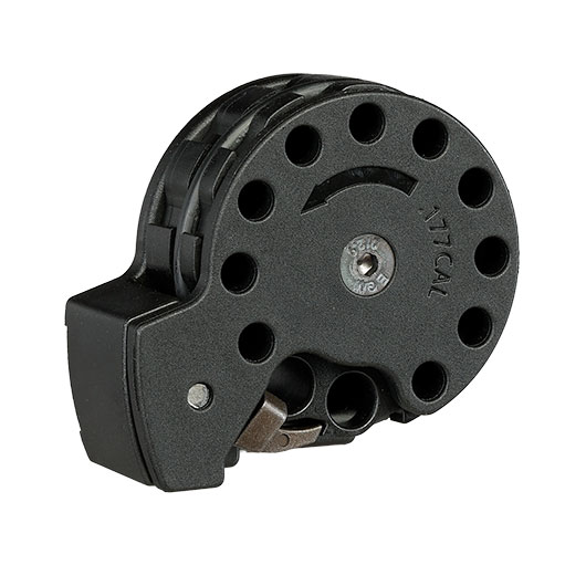 Diana Trommelmagazin 12 Schuss 4,5 mm Diabolo schwarz f. Diana Outlaw Gen. 2 PCP Pressluftgewehre