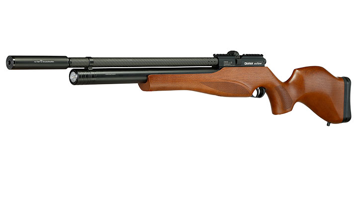 Diana Outlaw Gen. 2 Pressluftgewehr PCP Kal. 5,5 mm Diabolo Holzschaft inkl. 2 x 10-Schuss Magazin Bild 1